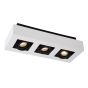 Lucide plafondspot Xirax led, 3-lichts wit