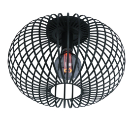 Freelight plafondlamp Aglio,  zwart 33 cm