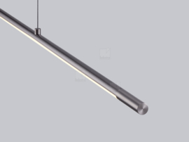 Helestra  hanglamp Leda led, titaniumgrijs 155 cm incl. casambi