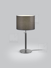 Helestra tafellamp Oppo, zwart