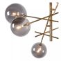 Lucide hanglamp Alara led, 6-lichts goud-fume