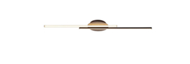 Bopp leuchten plafondlamp Dual led, 2-lichts zwart met eiken