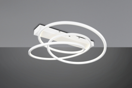 Trio lighting plafondlamp Darvin led, wit incl. switch dimmer