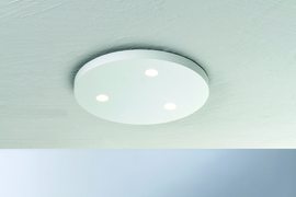 Bopp leuchten plafondlamp Close led, 3-lichts wit rond