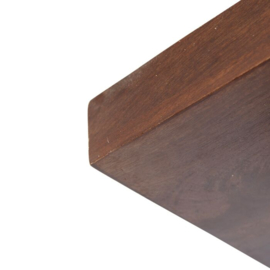 Qazqa plafondspot  Haicha, 3-lichts hout met brons