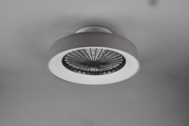 Plafond ventilator Farsund led, 47 cm grijs incl. afstandsbediening