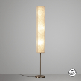 Fischer & Honsel vloerlamp Ramas, nikkel