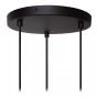 Lucide hanglamp Maya, 3-lichts zwart
