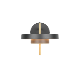 Trio lighting wandlamp Keaton led, zwart