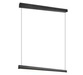 Trio lighting hanglamp Wallace led, zwart