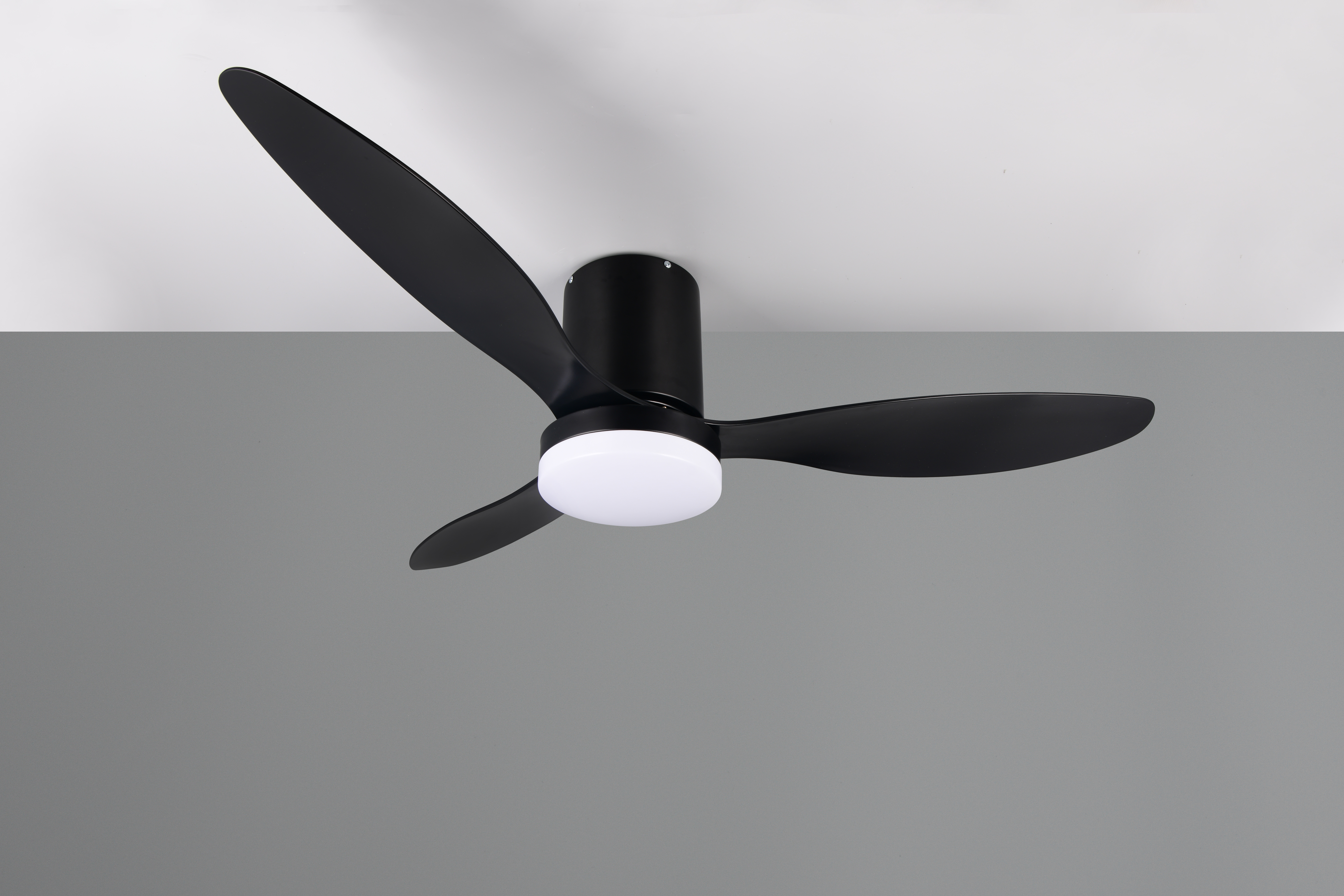 Trio lighting plafond ventilator Göteborg  led, zwart