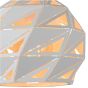 Lucide hanglamp Malunga, wit