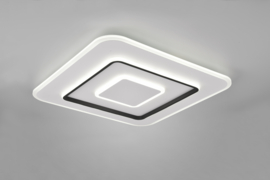 Trio lighting plafondlamp Jora led, wit incl. switch dimmer 60 cm vierkant