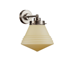 Old timerlight wandlamp Philips, ivoor mat glas