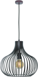 Freelight hanglamp Agilio, bruin-brons 38 cm