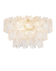 By Rydéns Lorraine plafondlamp Ø52 cm messing/transparant