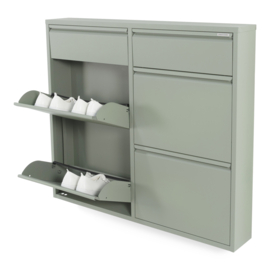 Spinder design Schoenenkast Billy 6, dusty green