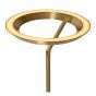 Lucide vloerlamp Celeste led, mat goud-messing