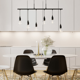 By Rydéns hanglamp Skyline, mat zwart