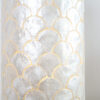 WF Light vloerlamp Lely, parelmoer wit 150 cm