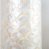 Vloerlamp Lely, parelmoer wit 150 cm
