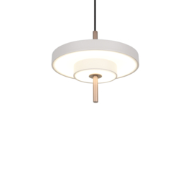 Trio lighting hanglamp Keaton led, warm grijs
