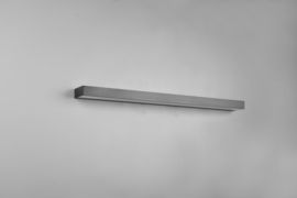 Trio lighting wandlamp Rocco led, zwart met acryl glas 90 cm IP44