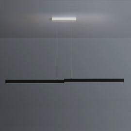 Escale hanglamp Level led, zwart 167 cm