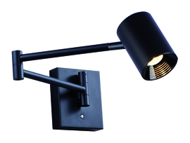 Freelight wandlamp Picchio led, zwart incl. touchdimmer
