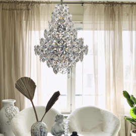 By Rydéns hanglamp Monarque, chroom met acryl glas incl. licht bron