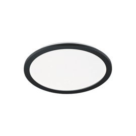 Trio lighting plafondlamp Camilla led, rond zwart incl. switch dimmer IP44