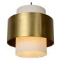 Lucide hanglamp Firmin, 1-lichts mat goud/messing 30 cm