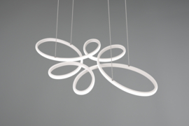 Trio lighting hanglamp Fly led, wit