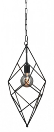 Toplicht hanglamp Bologna large, black 29 cm