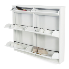 Spinder design Schoenenkast Billy 6, wit