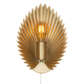 By Rydéns wandlamp Aruba, mat goud  incl. licht bron
