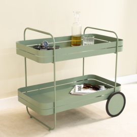 Spinder design GIN & TROLLEY Serveerwagen, dusty green