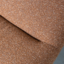 Label 51 fauteuil Calix, coral royal boucle