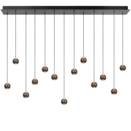 Lucide  MONTANA - Hanglamp - LED Dimb. - CCT - 13x5,7W 2700K/4000K  grijs