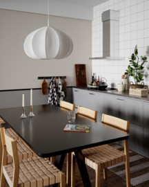 By Rydéns hanglamp Ebba, wit 60 cm