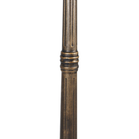 Qazqa buiten vloerlamp New Haven, 3-lichts antiek goud