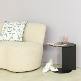 Spinder design Bijzettafel Salsa, zwart