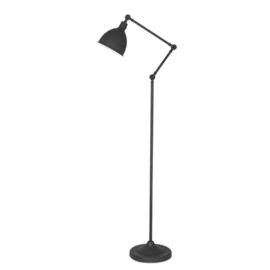 By Rydéns vloerlamp Bazar, mat zwart incl. licht bron