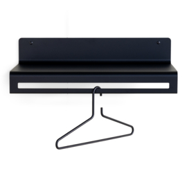 Spinder design wandkapstok Sway, 60 cm zwart