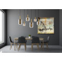 Lucide hanglamp Joanet 6-lichts, rookglas