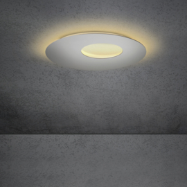 Escale plafondlamp Blade open led, zilver 59 cm