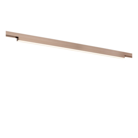 Lucide LINIAL GLYXX Railspot - 1-fase Railsysteem/ Smart Railverlichting - Smart - 48V Track - 1xLED - Champagne