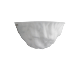 Old timerlight wandrots, opaal mat glas