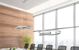 Escale hanglamp Midnight double led · 40 cm (174 cm) Funk wit-goud