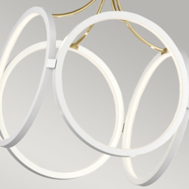 Elstead lighting hanglamp Ciri led, gold